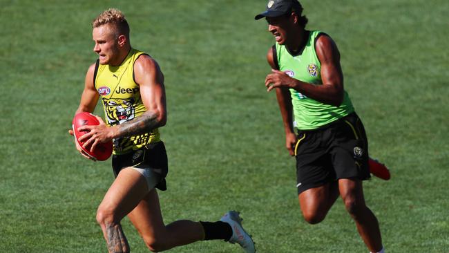 Can Brandon Ellis, left, regain his spot in the Richmond midfield?