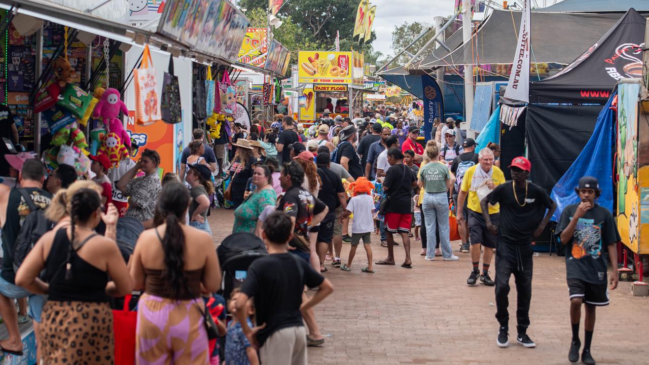 Thousands enjoyed the rides and festivities at the 2024 Royal Darwin Show. Picture: Pema Tamang Pakhrin