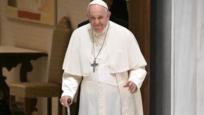 Labor’s national conference included a shout-out to Pope Francis. Picture: AFP