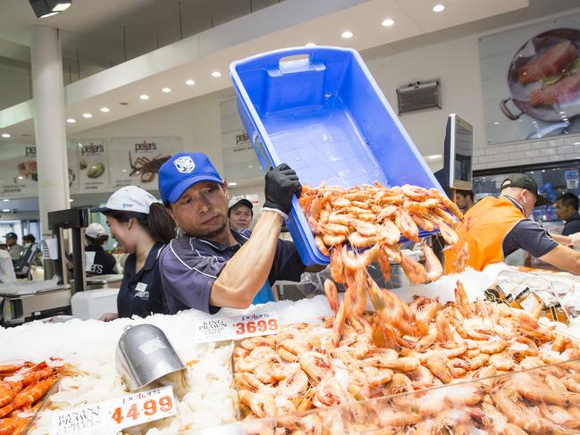 Sydney Fish Markets is one of the city’s biggest drawcards for locals and visitors. Picture: Dylan Robinson