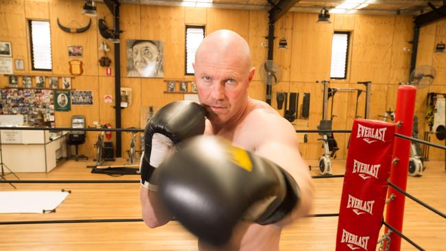 Former AFL star Barry Hall is set to make his long-awaited boxing debut.