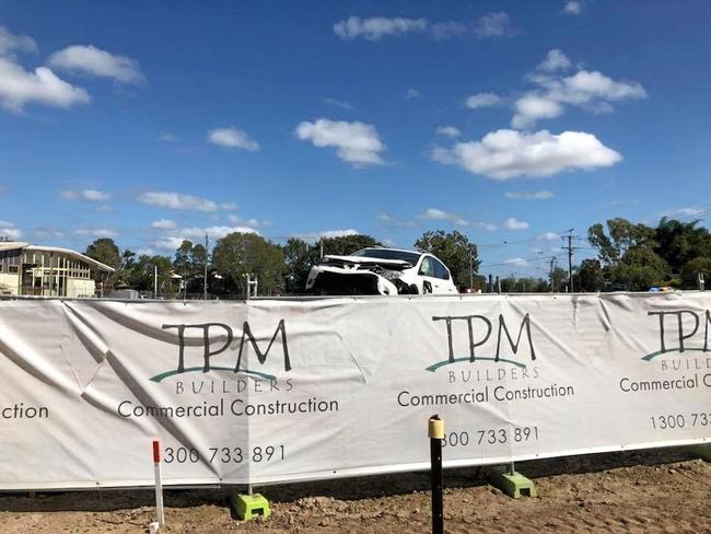 A man was transported to the Sunshine Coast University Hospital with a chest injury following a crash at Tewantin this morning.