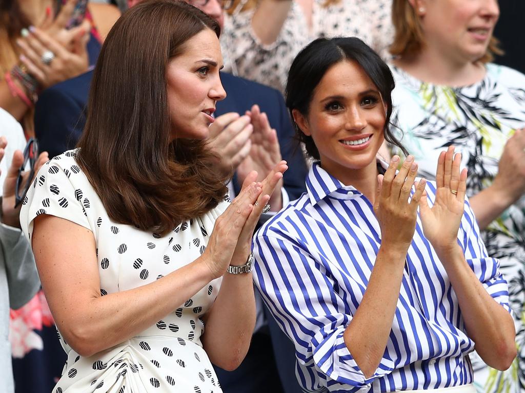 There have been reports of a feud between the two sisters in law, after the Royal Foundation split. Picture: Michael Steele/Getty Images.