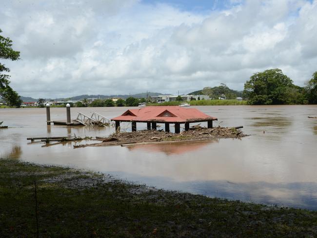 The Murwillumbah region has been copping flooding rain in recent days. Picture: Liana Boss