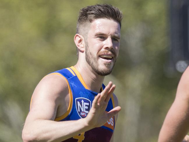 Ryan Bastinac playing for Lions NEAFL side.