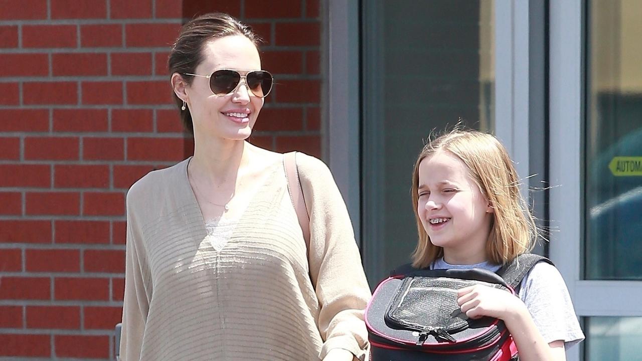 Angelina Jolie and Brad Pitt’s children are growing up fast. Picture: Bruce/Javiles/WCP / BACKGRID.