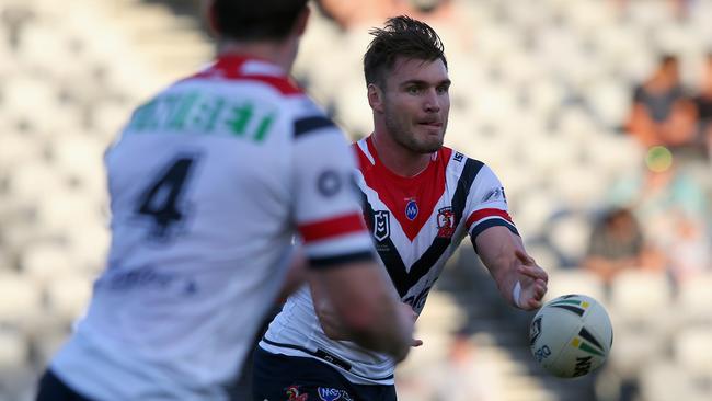 Angus Crichton impressed in his first appearance for the Sydney Roosters. Picture: Getty