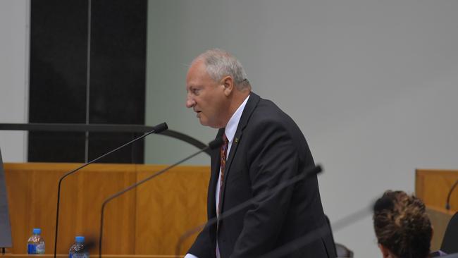 Barkly MLA Steve Edgington argued Labor’s trespass laws were not strong enough during March parliament sittings. Picture: Pema Tamang Pakhrin