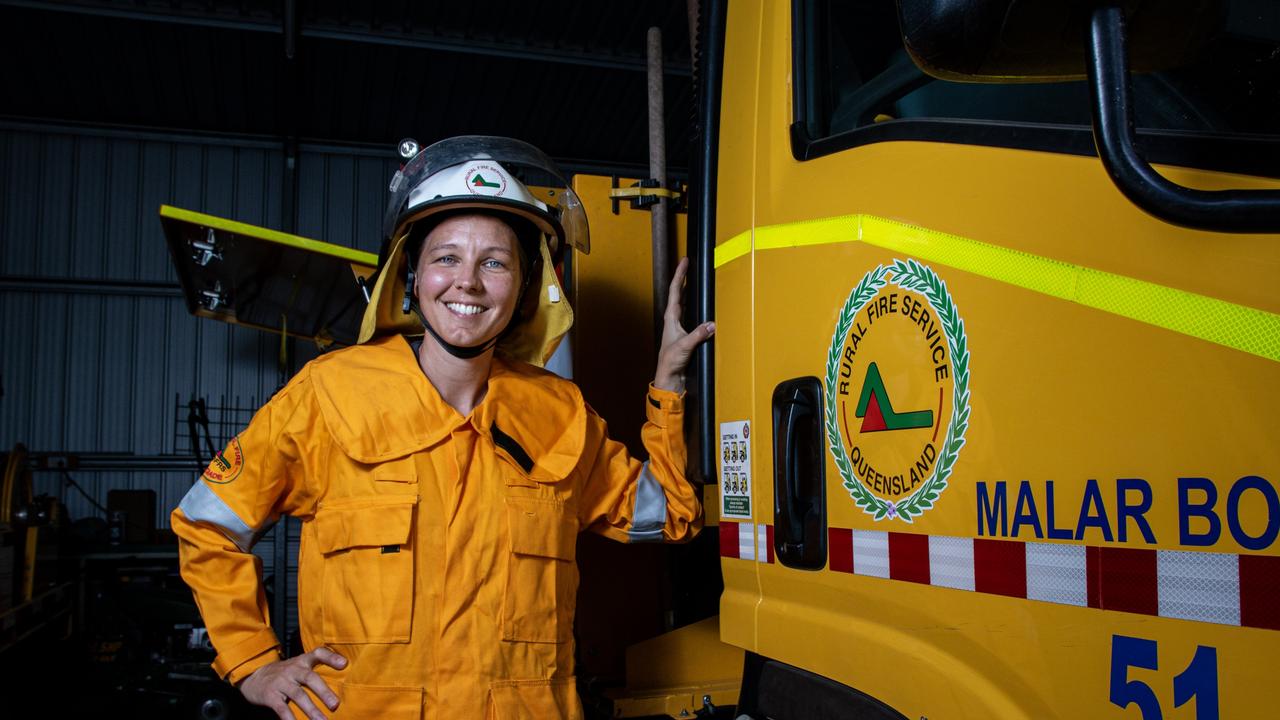 Local rural firefighter and business owner Michelle Hanson wanted to give back to the community after a fire broke out at her own property. Picture: Dominic Elsome