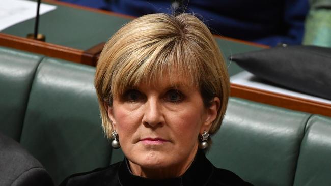 Julie Bishop. Picture: AAP.