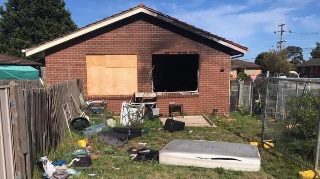 Frankston North residents say they are fed up over the state of an abandoned house located on Marlock St. Picture: Supplied