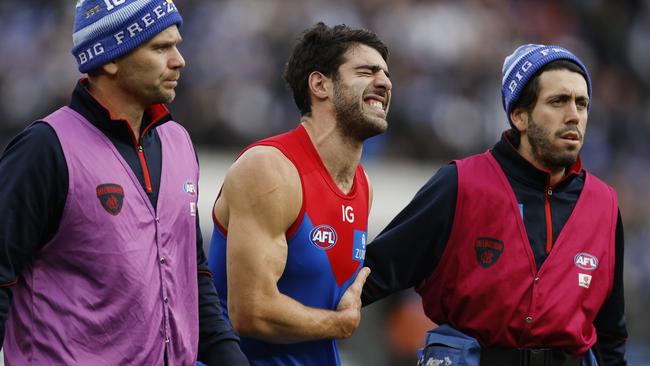 Christian Petracca has revealed the harrowing details of his injury. Picture: Michael Klein