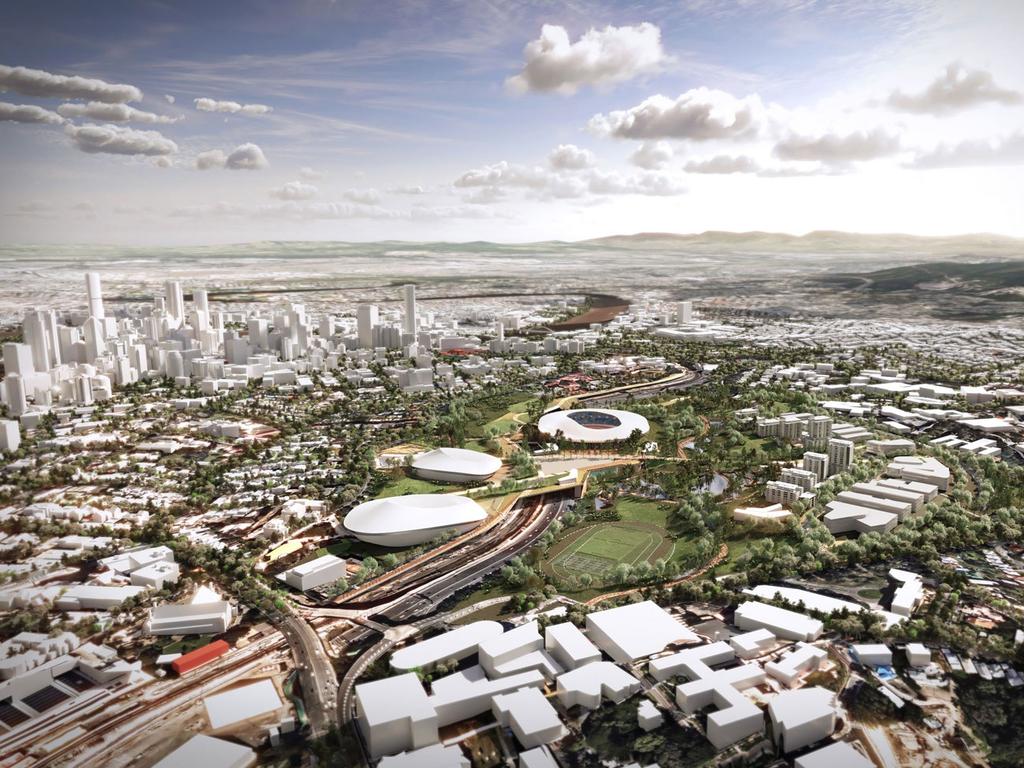 Concept Victoria Park Olympic Stadium by Archipelago. Photo: Supplied