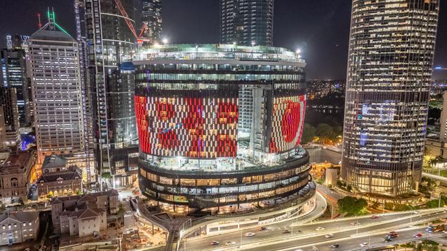 Lighting being tested at Star’s Queen’s Wharf operations in Brisbane.