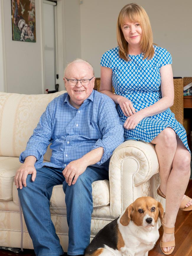 Graham Richardson with his wife Amanda. Picture: Ryan Osland