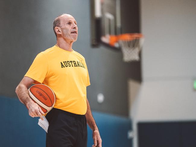 Boomers coach Brian Goorjian is feeling confident about the Australian team culture heading into the Tokyo Olympics. Picture: Basketball Australia.