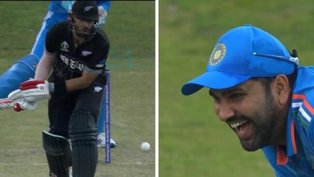 Rohit in stitches after Mitchell cops one