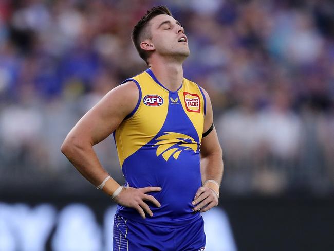 Elliot Yeo of the Eagles. Picture: Will Russell/AFL Photos via Getty Images