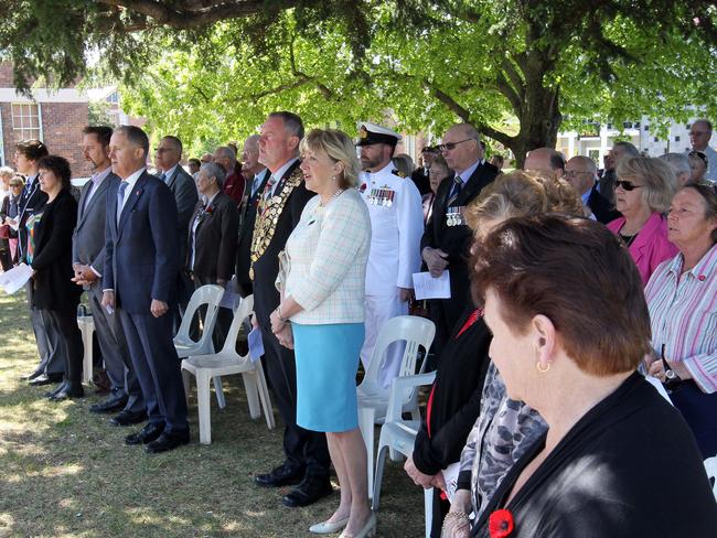 Remembrance Day service at the Launceston Cenotaph. Picture: ROSS MARSDEN