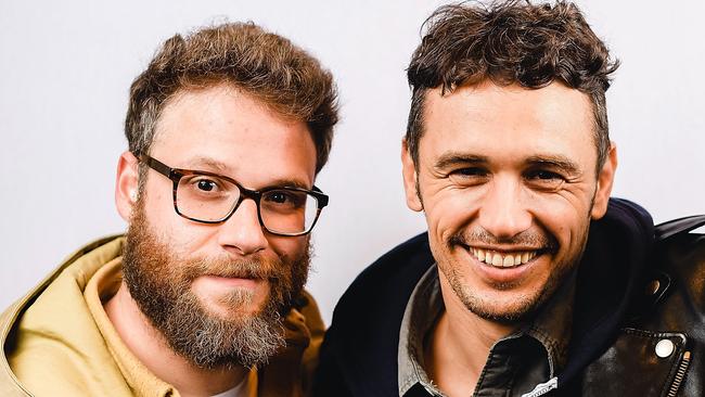 Franco (right) says Rogen (left) won’t speak to him anymore, “and not for lack of trying.” Picture: Matt Winkelmeyer/Getty