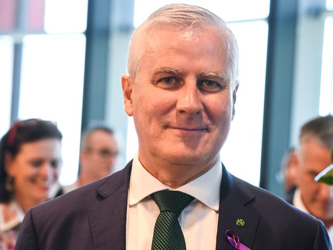 Deputy Prime Minister Michael McCormack during the Tourism & Transport Forum?s 2019 Leadership Summit in Sydney, March 8, 2019. (AAP Image/Peter Rae) NO ARCHIVING