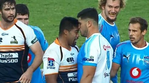 Folau Fainga'a’s “head butt” on Bulls forward Matthys Basson