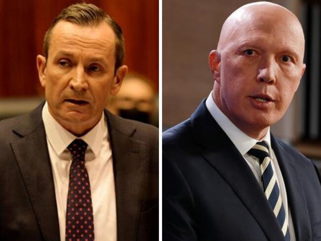 WA Premier Mark McGowan unloads on Peter Dutton.