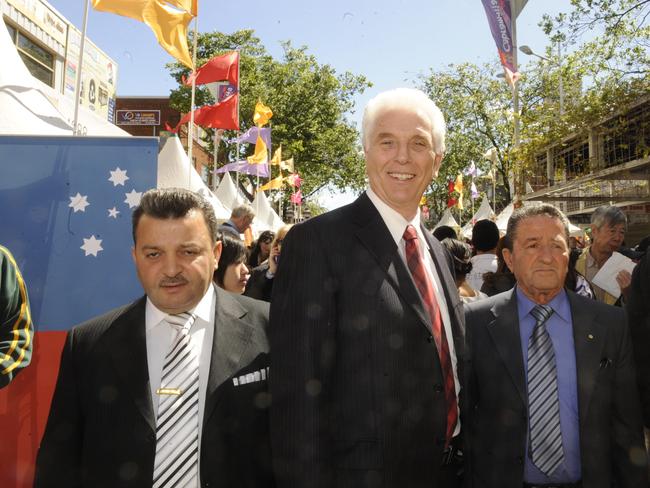 Former Fairfield mayor Nick Lallich at the Cabramatta Moon festival.