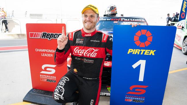 Brodie Kostecki leads the driver standings for Erebus Motorsport, which also leads the Teams Championship in Supercars. Picture: Daniel Kalisz/Getty