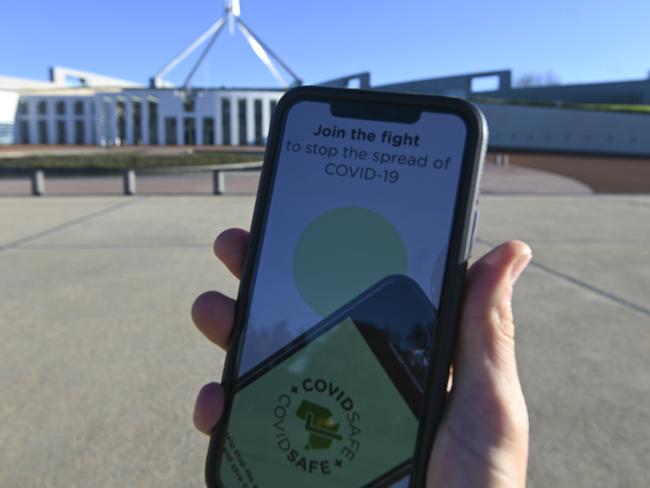 The COVIDSafe app is for the “greater good”, Dr Mervyn Silverman says. Picture: AAP