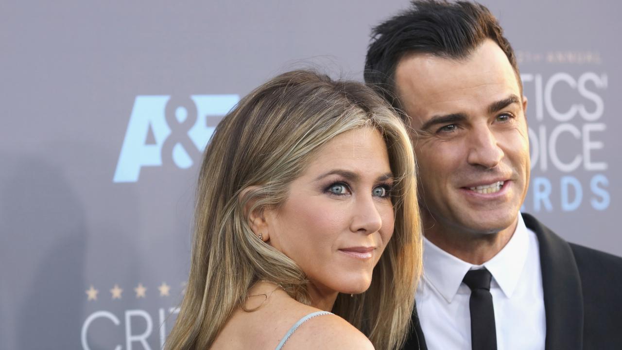 Aniston and Theroux in 2016. Picture: Mark Davis/Getty Images