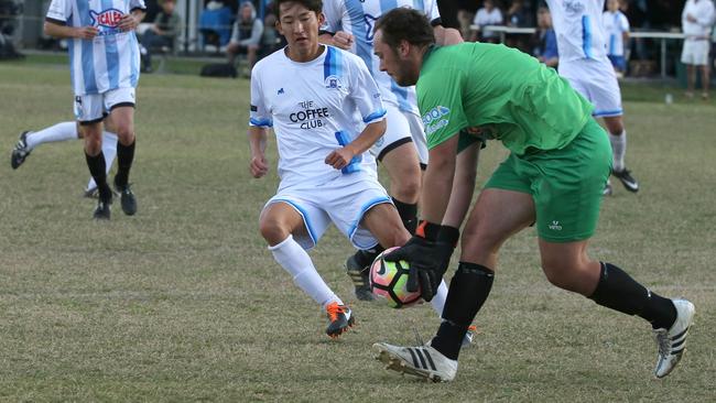 Murwillumbah goalkeeper Ryan McCloy. Picture: Mike Batterham