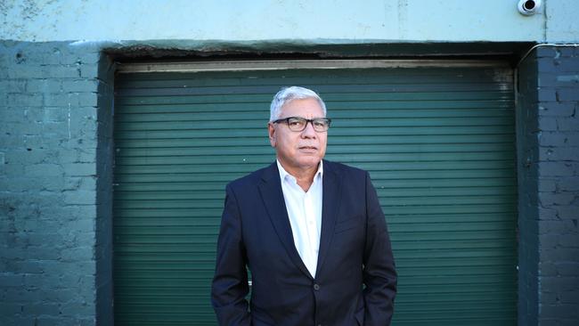 Nyunggai Warren Mundine pictured in Chippendale in 2019. John Feder/The Australian.