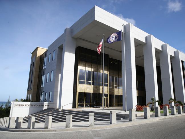 The courthouse in Saipan where Julian Assange pleaded guilty. Picture: Getty Images