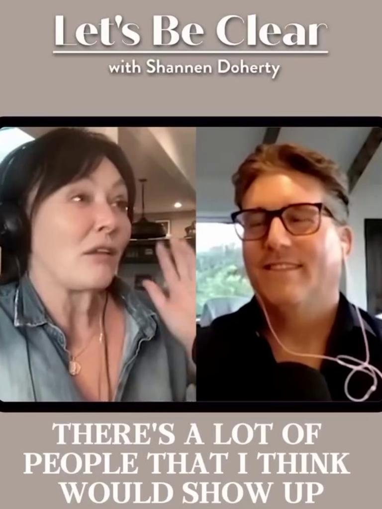 Shannen Doherty shares ‘long’ list of people she doesn’t want attending her funeral: ‘I don’t want them there’. Picture: Shannen Doherty Instagram