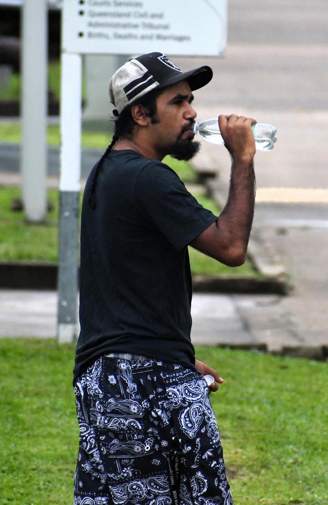 Tristan Anthony Catchinda, 26, a driver for Domino's, outside the Ingham Magistrates Court. Picture: Cameron Bates