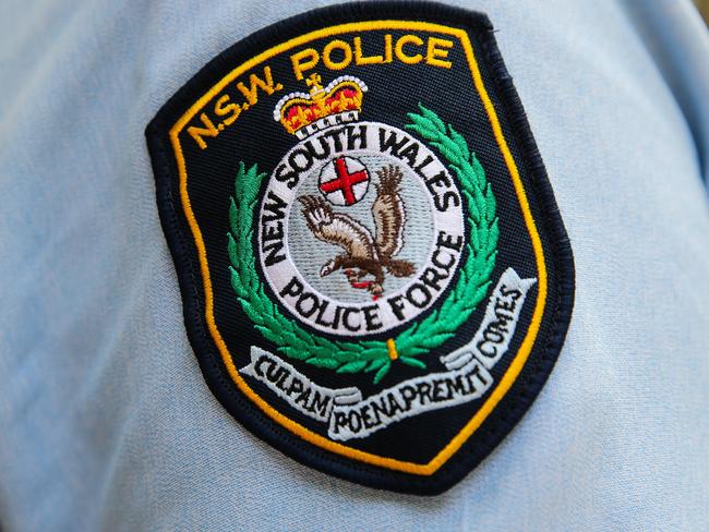 SYDNEY, AUSTRALIA : NewsWire Photos - JANUARY 22 2025; A generic photo of the NSW Police logo on an Officers uniform at the Surry Hills Police Station in Sydney. Picture: NewsWire/ Gaye Gerard