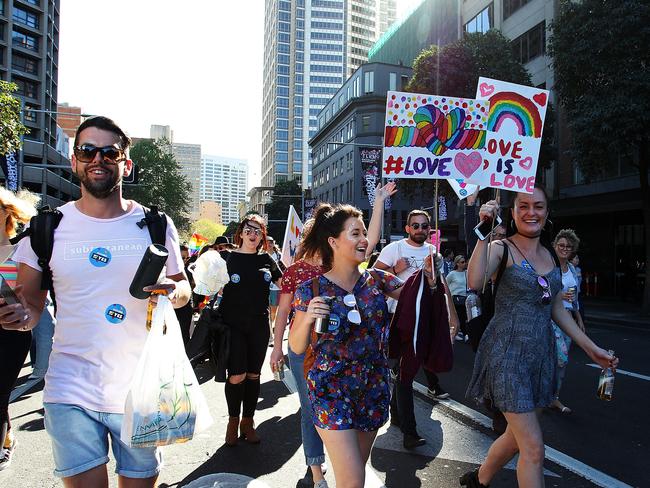 Polls suggest the majority of Australians support marriage equality. Picture: Lisa Maree Williams/Getty Images