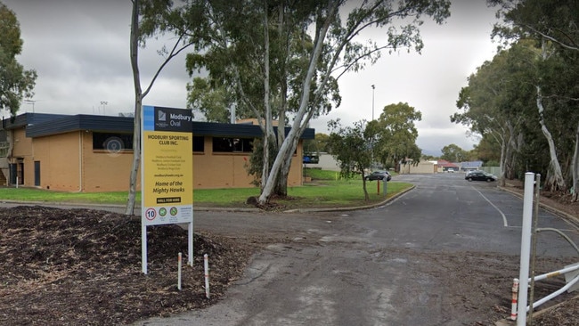 The Modbury Sports Club, where the attack occurred. Picture: Google