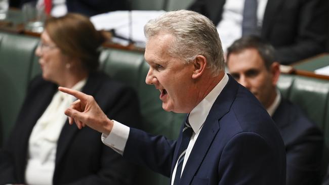 Workplace Relations Minister Tony Burke says the industry campaign is railing “against something we’re not doing”, as he focuses IR legislation on closing the “labour hire loophole”. Picture: NCA NewsWire / Martin Ollman