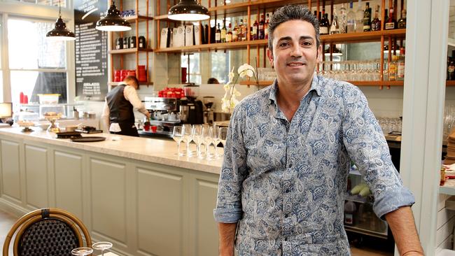 Nick Salerno in his new restaurant, Stella Blu. Pictures: Troy Snook