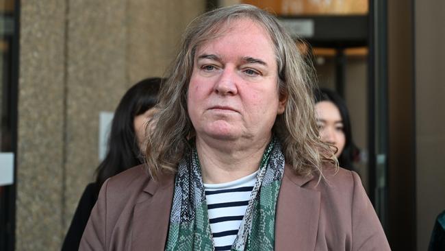 Roxanne Tickle leaves the Federal Court of Australia in Sydney. Piture: AAP Image/Dean Lewins