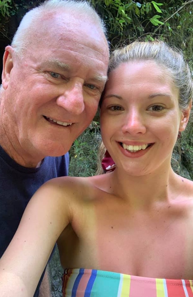 Ashleigh Petrie took to social media to detail her engagement to Rodney Higgins, 68. Picture: Facebook/Ashleigh Petrie