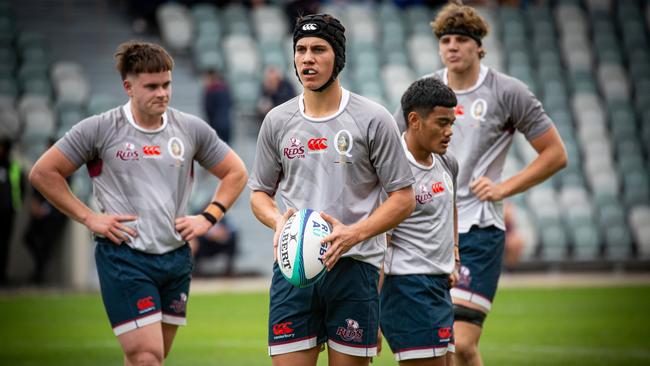 NSW Waratahs White v Queensland Reds Grey. Picture Tom Primmer/QRU.