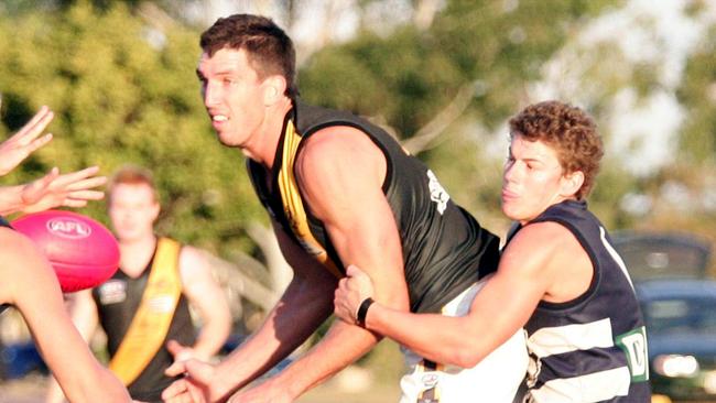 QAFL. Broadbeach versus Labrador at Merrimac Oval. Broadbeach #1 Dayne Zorko.