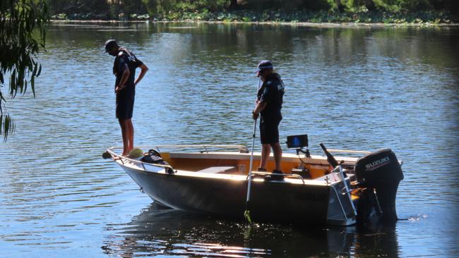 Water Police, police divers and SES crews searched Ross River on Friday for a teen who jumped into the river and never emerged. His body was found on Friday morning.