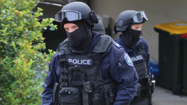 The men were charged by Strike Force Pallamana. Picture: NSW Police.