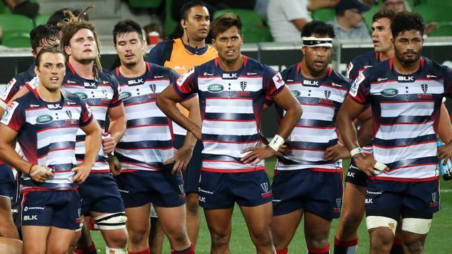 The Melbourne Rebels should be the team to go if Australia has to cull a Super Rugby franchise. Picture: George Salpigtidis