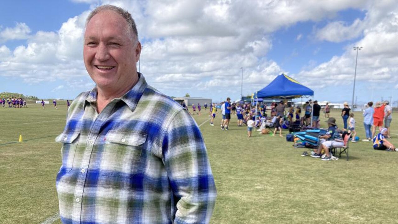 Mackay mayoral candidate Steve Jackson at the Steve Jackson Gala Day at Abbott Park on September 15, 2023. Photo: Toby Crockford.