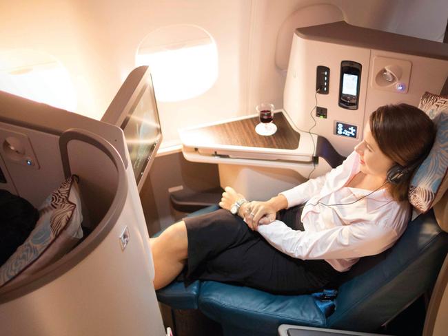 Sri Lankan Airlines business class seat